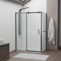 Душевой уголок RGW TO-44-1B (TO-14B + Z-060-2B) прямоугольный  170* 90*195 020744179-14 профиль Чёрный стекло Прозрачное 8 мм RGW