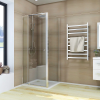Душевой угол раздвижной прямоугольный RV026-11070-01-C8 1100х700х1950 Цвет профиля Хром Стекло Прозрачное Veconi