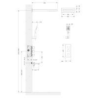 Душевая система встроенная с термостатом Timo Petruma SX-5079/00SM хром