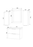 Пенал Liriya 25П 1д. Black stone L