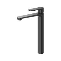 Смеситель для накладной раковины без донного клапана STYLUS-LC-NOP-W0 черный матовый    Cezares