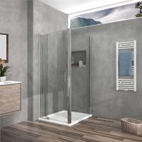 Душевой уголок, прямоугольный VSR-1I809080CL 800/900х800х1900 профиль хром стекло прозрачное VINCEA