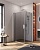 Душевой уголок прямоугольный.     SLIDER-AH-1-80-90/100-GRIGIO-Cr (900-1000)x800x1950 Cezares