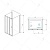 Душевой уголок RGW PA-73-1 (PA-13 + Z-060-2) прямоугольный  150* 90*185 0608731159-011 профиль Хром стекло Прозрачное 5 мм RGW