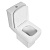 Чаша унитаза Р-trap с сиденьем дюропласт soft close AURORA BB8604CPR/SC BELBAGNO